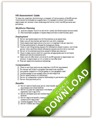 HR Assessment Guide